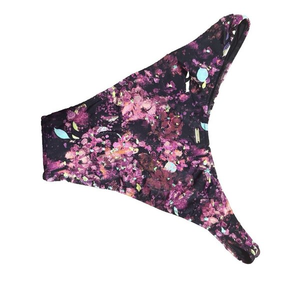 Victoria's Secret Women’s Zuma Swim Bottoms Hydrangea Bloom In Size M/170/72A - Picture 4 of 7